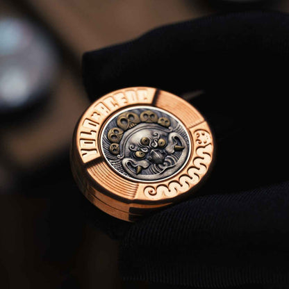 Mechanical Milk Cap 3.0 Fire Roc Polished Copper 925 Silver Brass (ships in 10days)