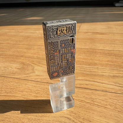 NO FIRE Titanium engraving