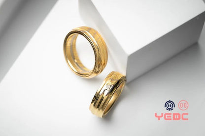 Pig Ring Size #30 Mokume ( Brand new )