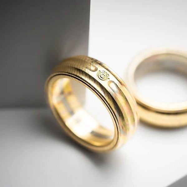 Pig Ring Size #30 Mokume ( Brand new )