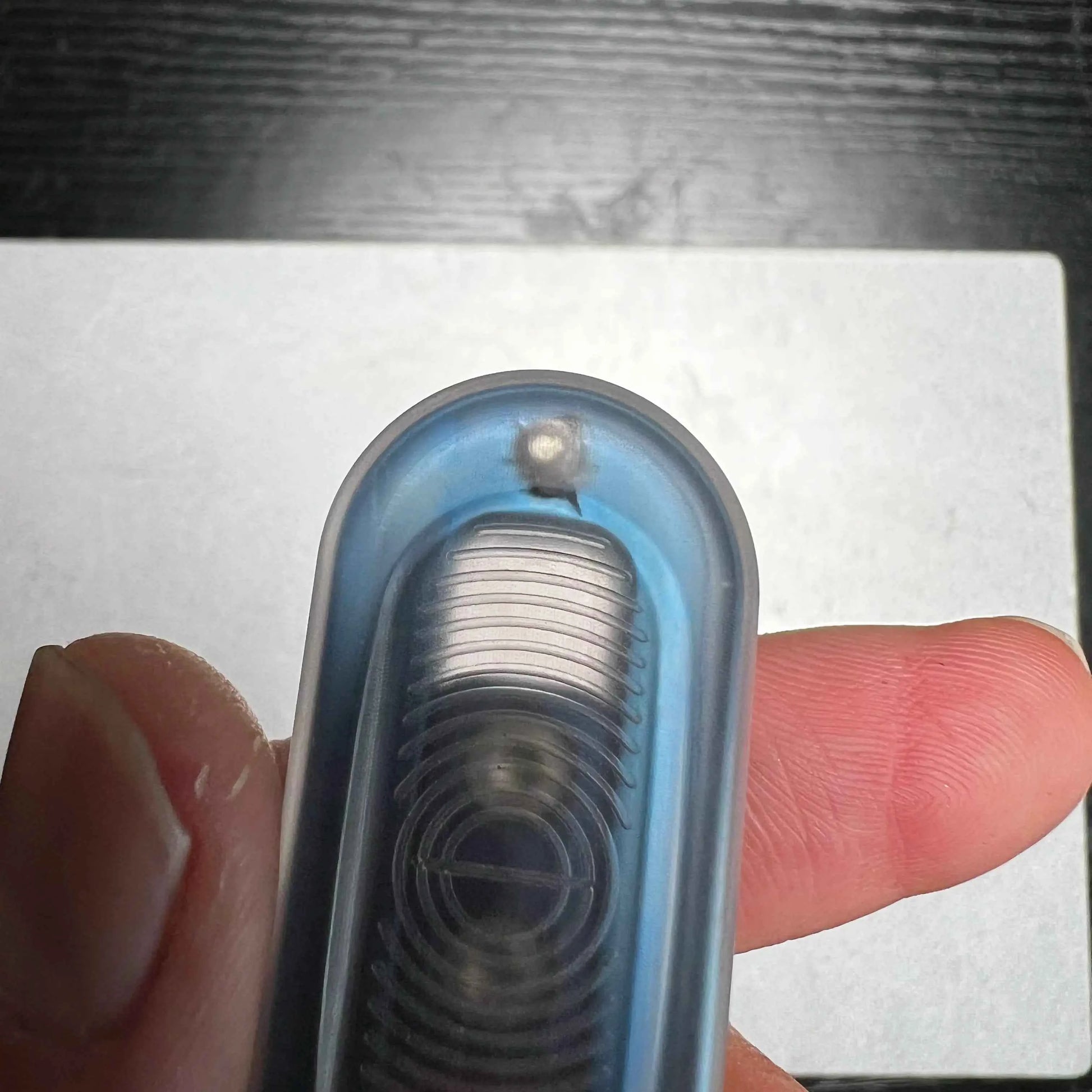 Top-B PC Blue + Ti plate