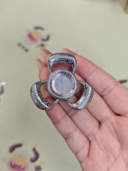 Three-Leaf Horizon Damasteel