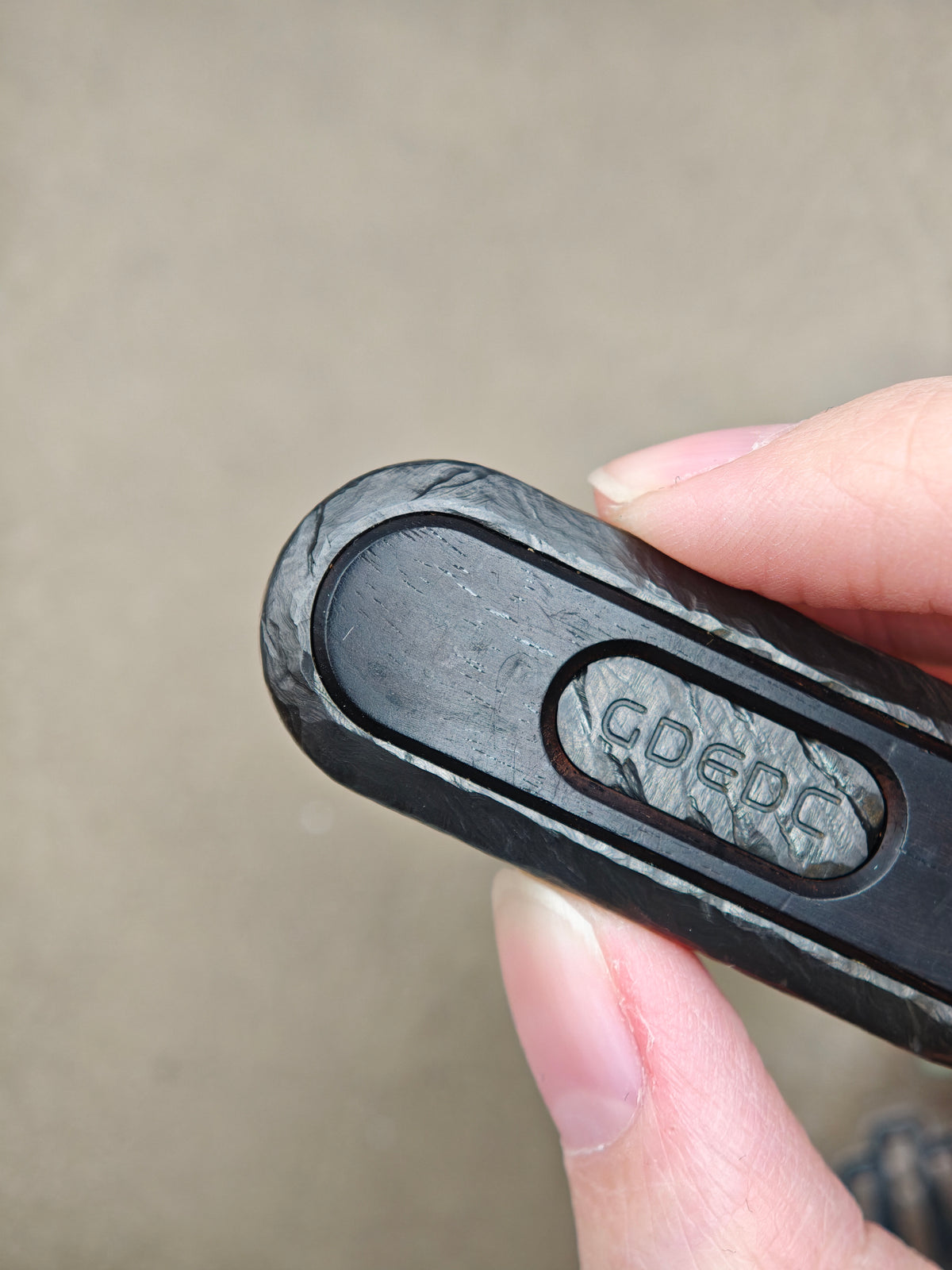 Lucky Draw Zirconium Stone Textured Engraved