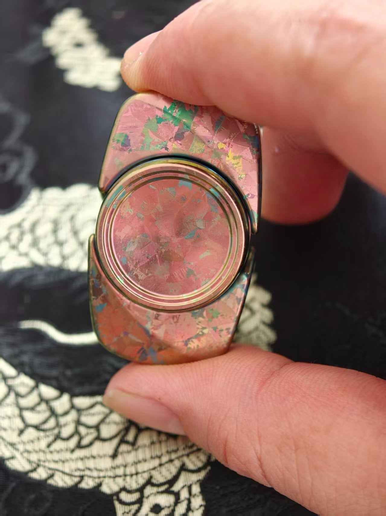 Premium Exquisite Cloud Crystallized Titanium