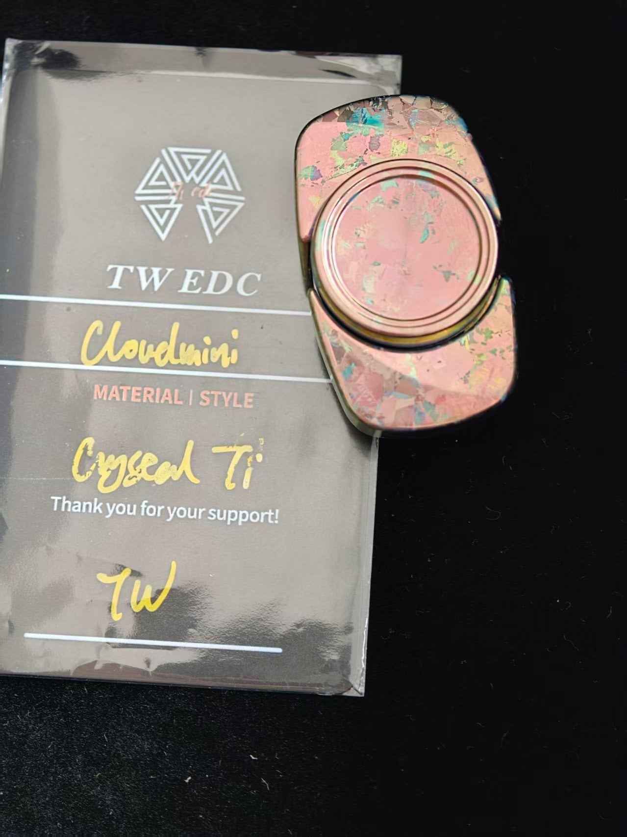 Premium Exquisite Cloud Crystallized Titanium