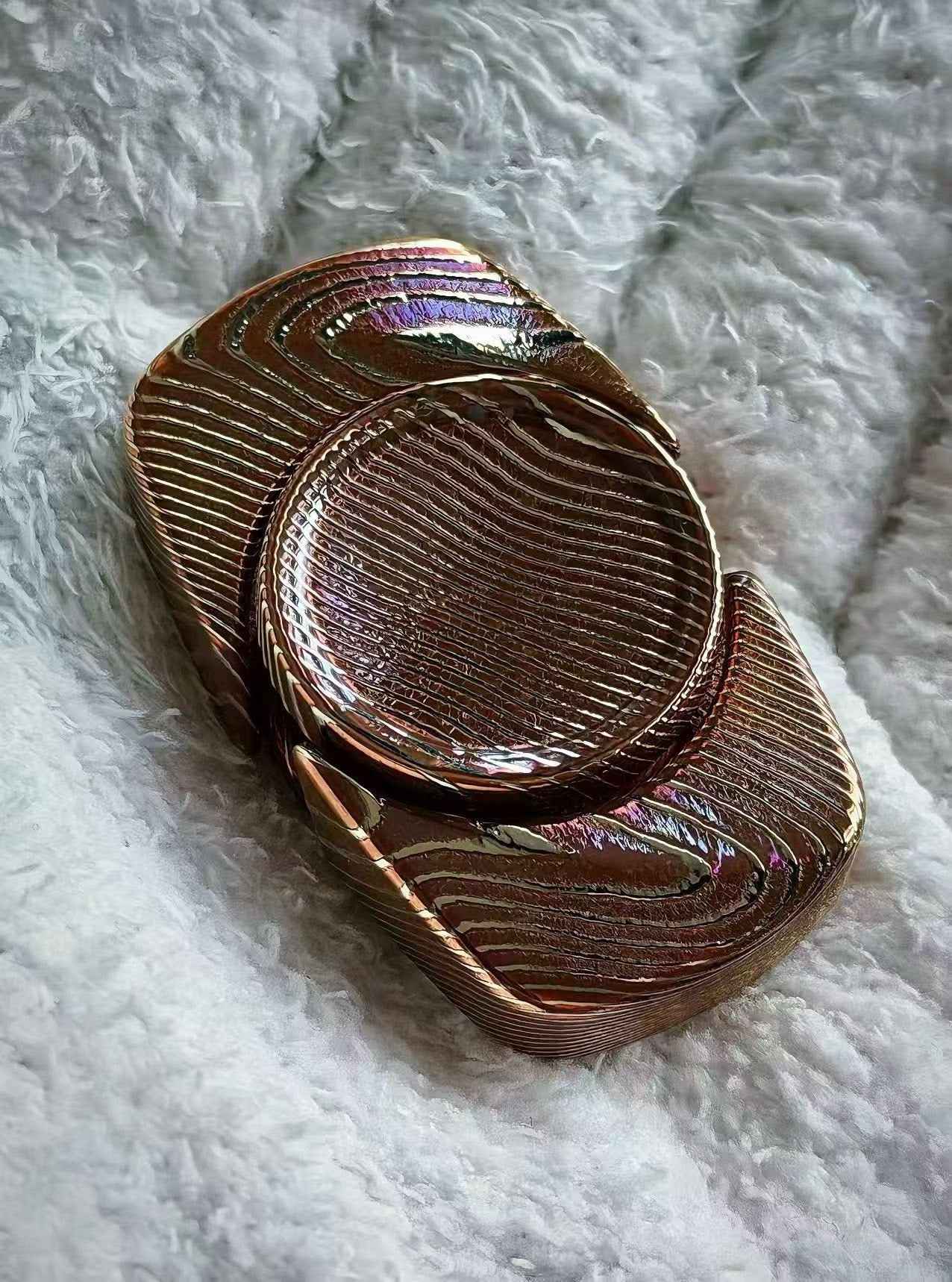 Premium Exquisite Cloud Mokume Cupronickel Copper