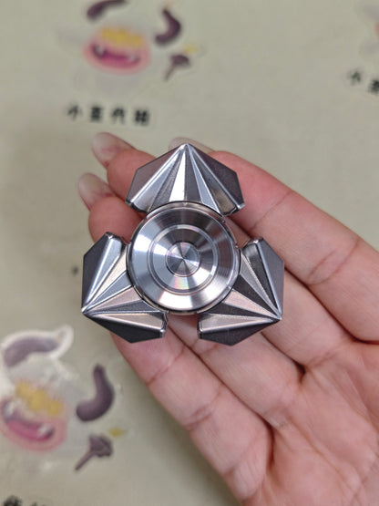 Tri Leaf Crossbone Stainless Steel