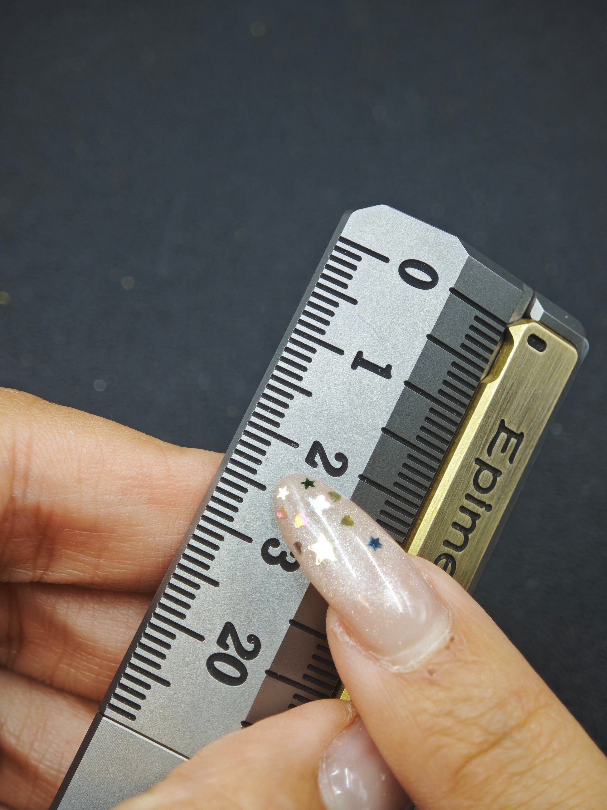 Quirky Ruler Titanium Copper