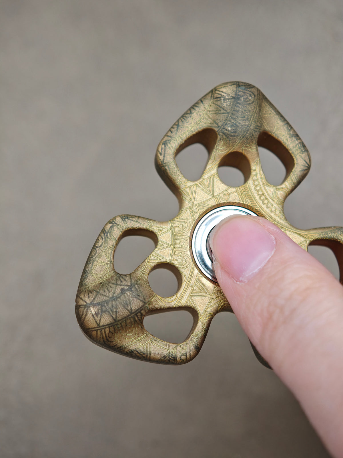 Exorcism Brass Engraved