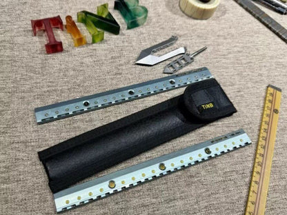 Knife Ruler Multi Tool Titanium