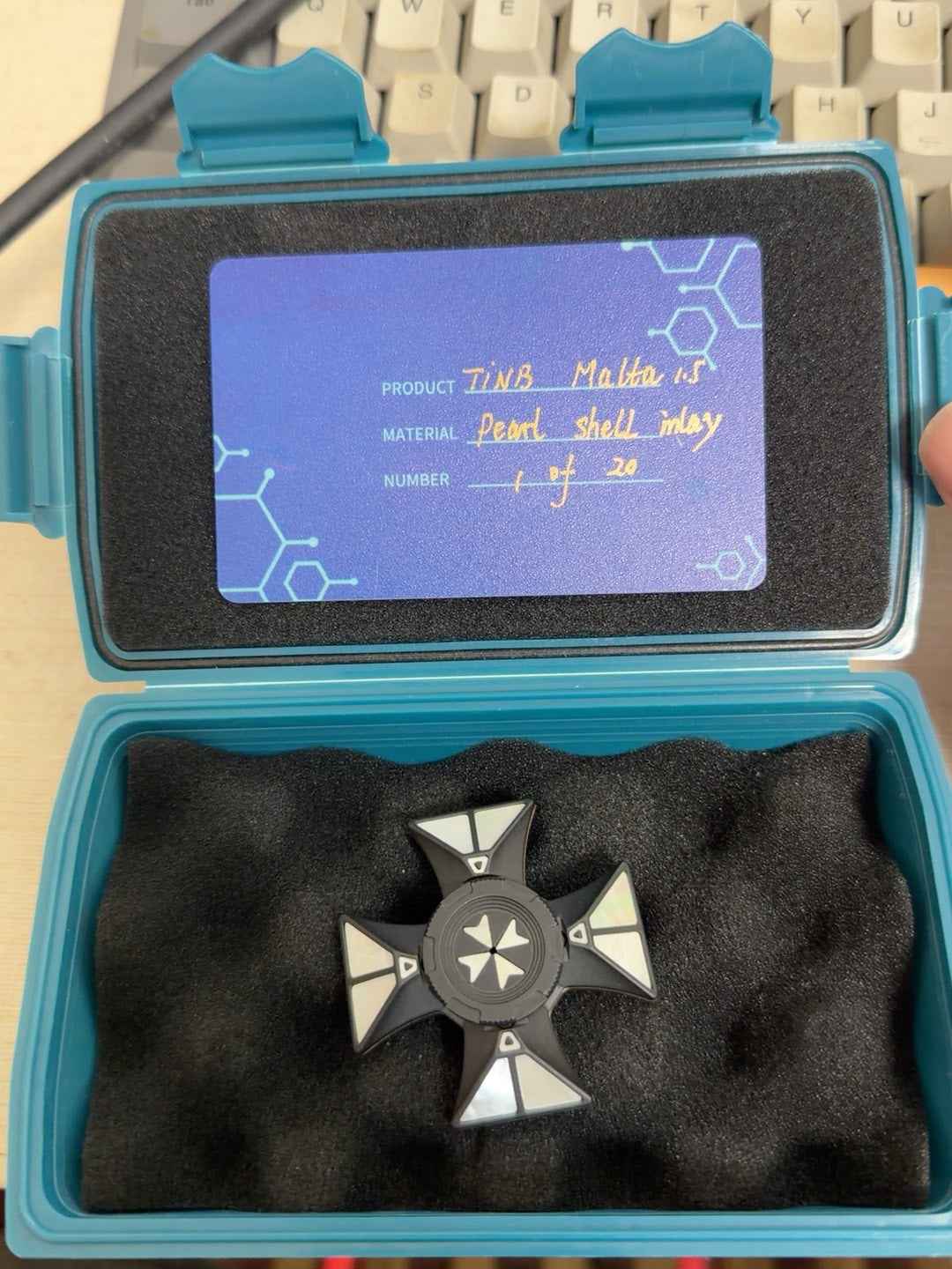 Malta Cross Zirconium MOP Limited Edition