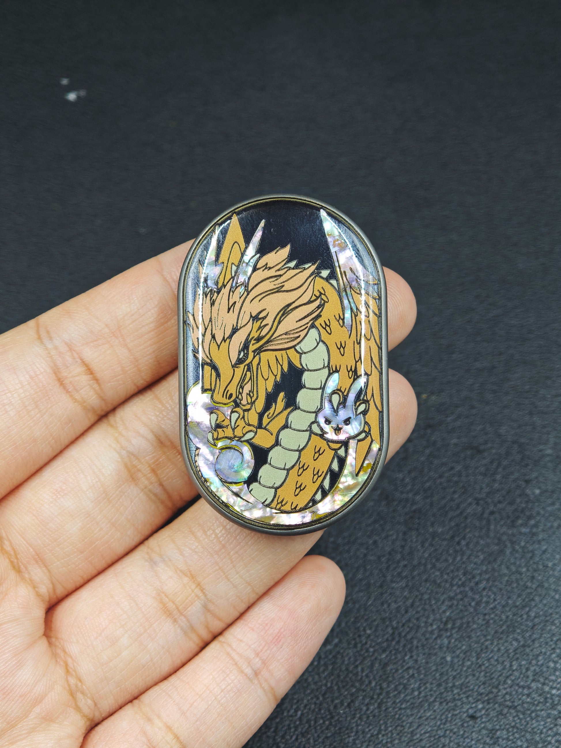 Dragon Rhythm Titanium Resin-Sealed