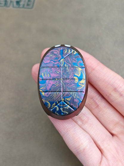 Jingle Beetle Zirconium Engraved