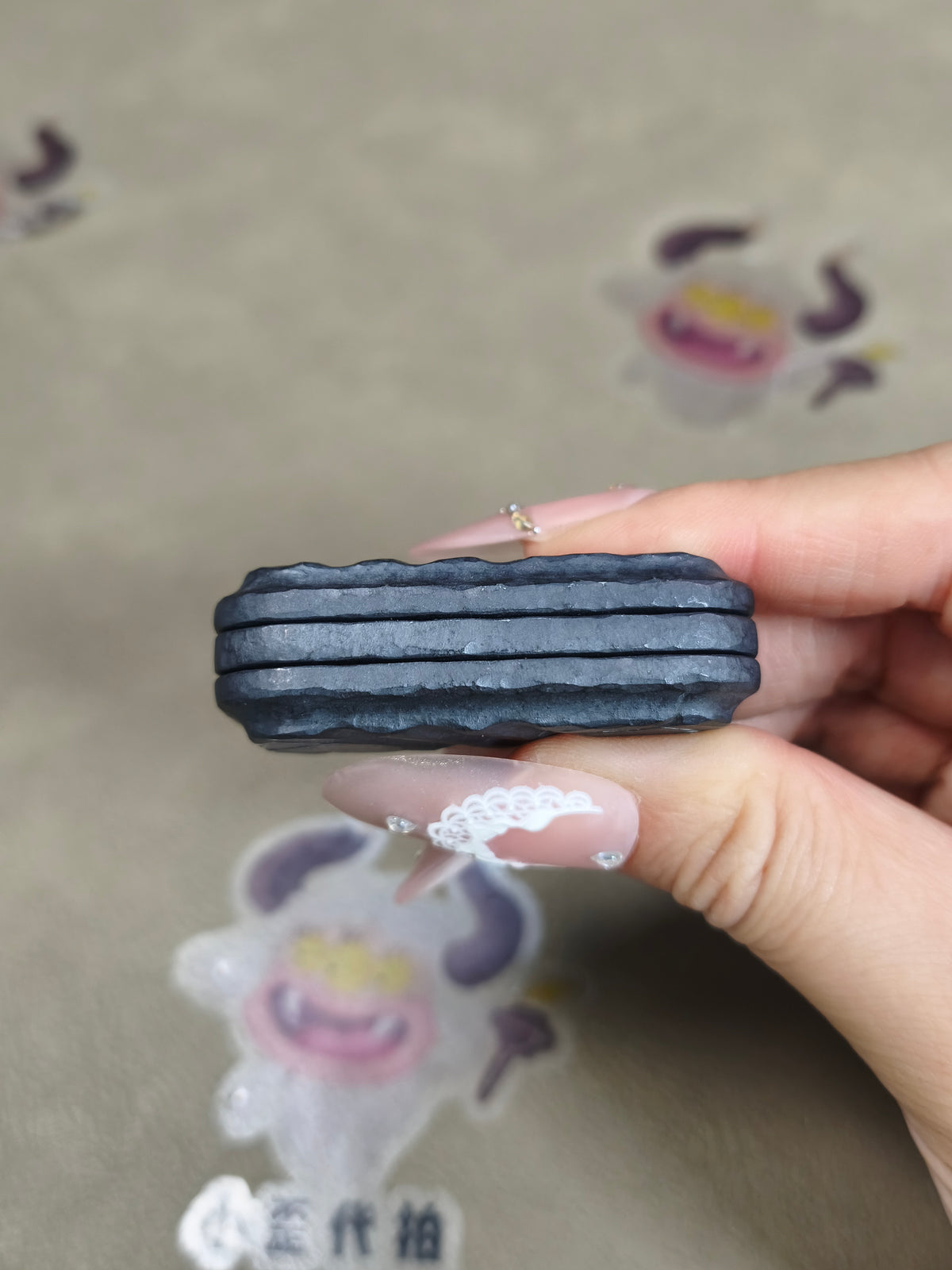 Lucky Candy Zirconium Stone Textured