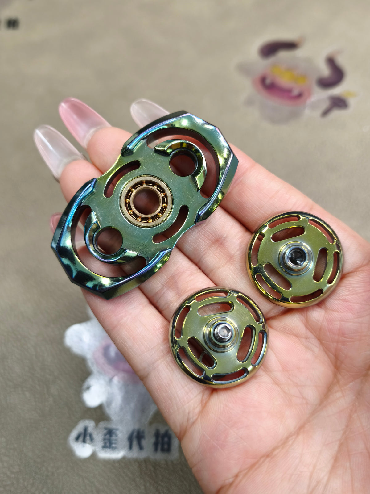 Star Gate Tungsten Color-Anodized