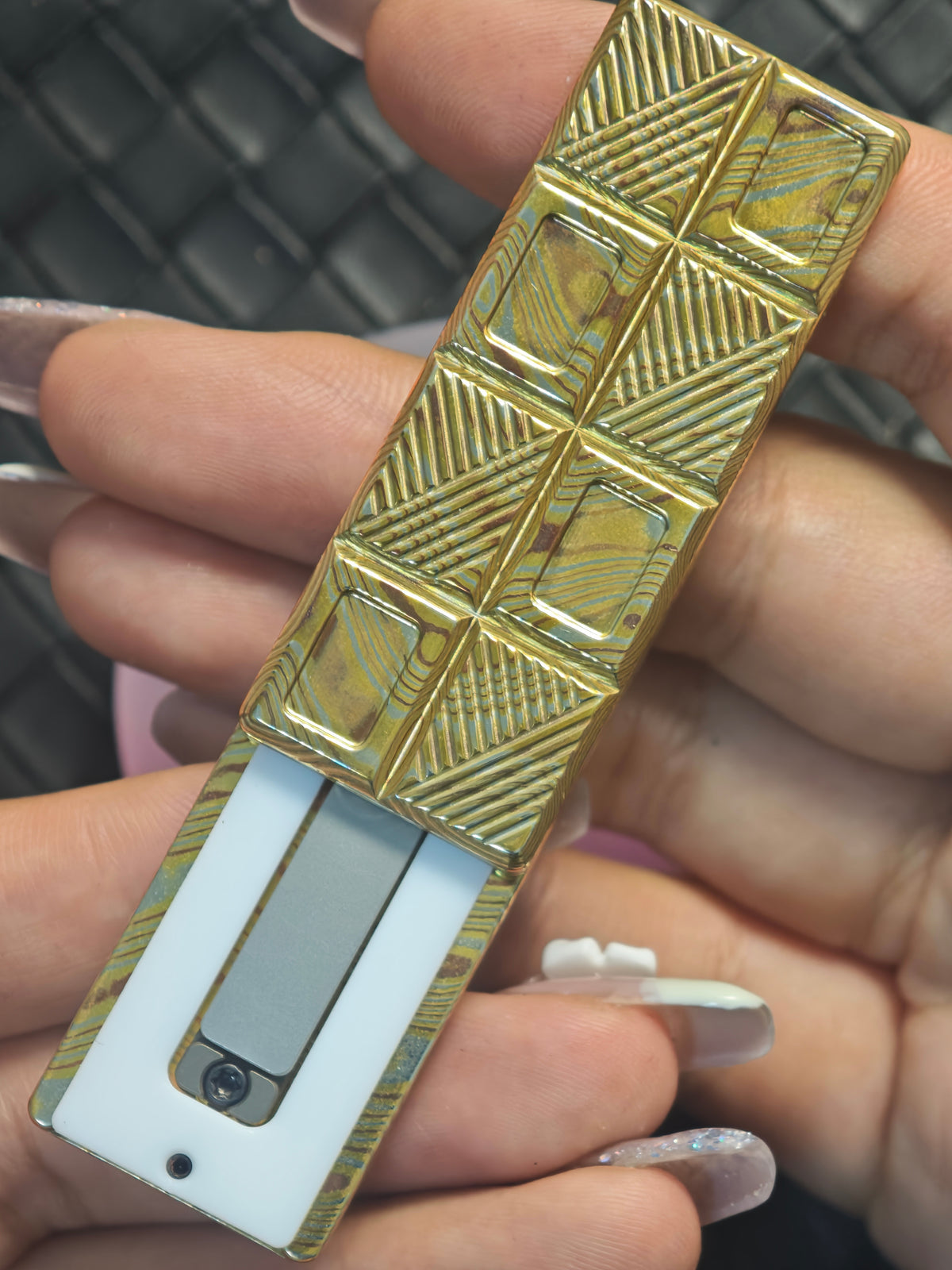 Wafer Chocolate Mokume