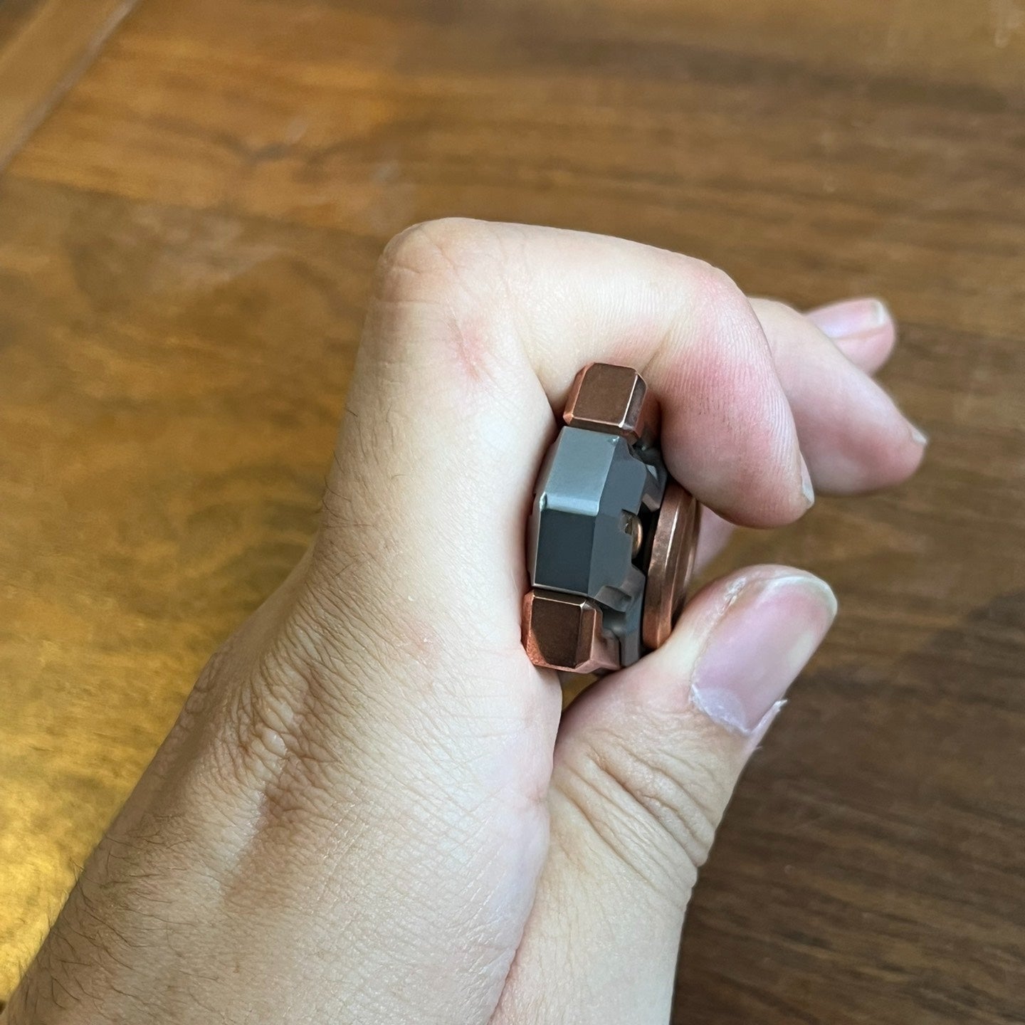 BAR Armored Knight Fidget Spiner Copper