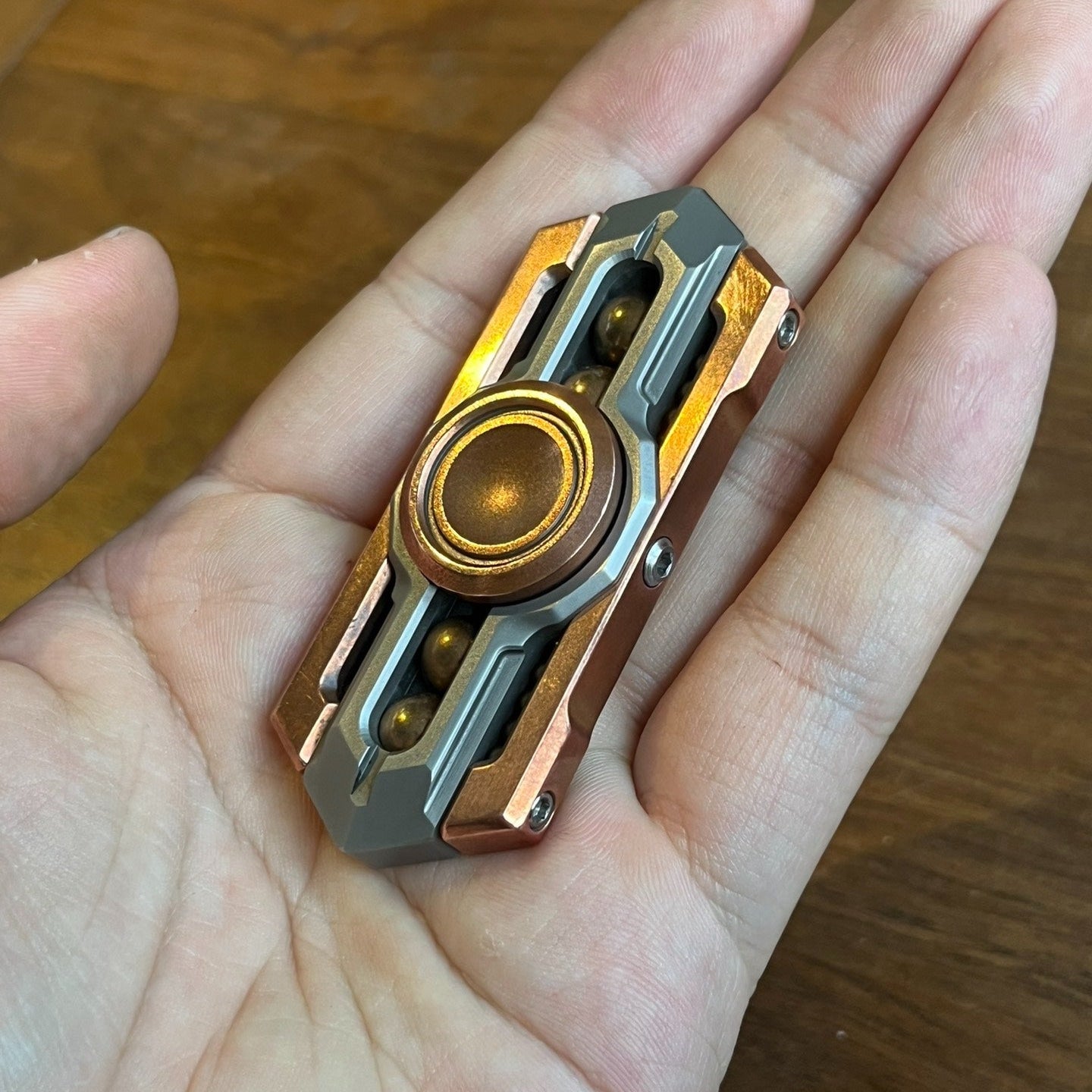 BAR Armored Knight Fidget Spiner Copper