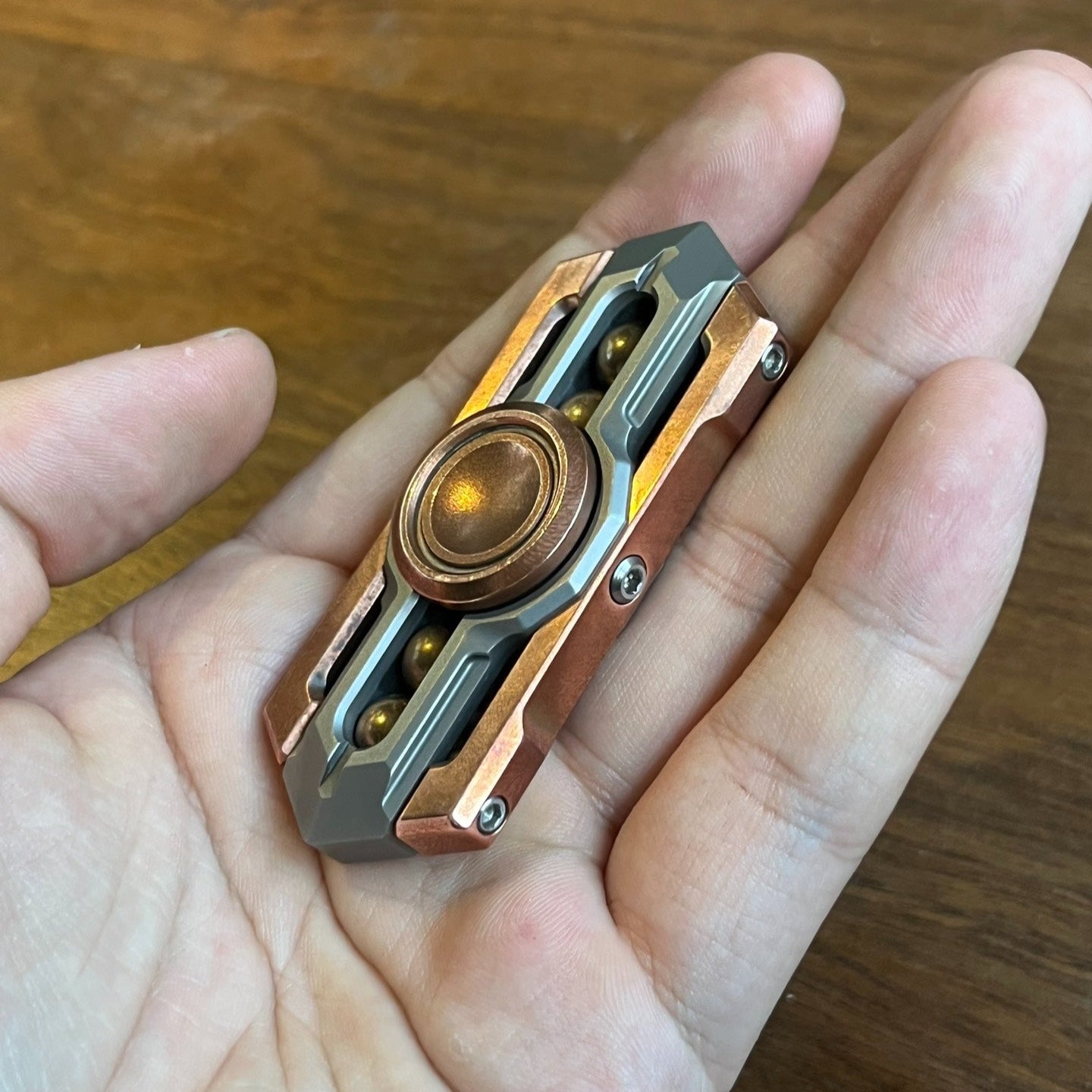 BAR Armored Knight Fidget Spiner Copper