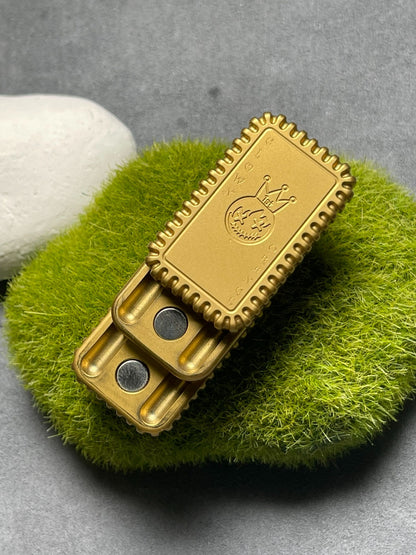 Biscuit Stainless Steel Gold Plated