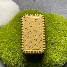 Biscuit Stainless Steel Gold Plated