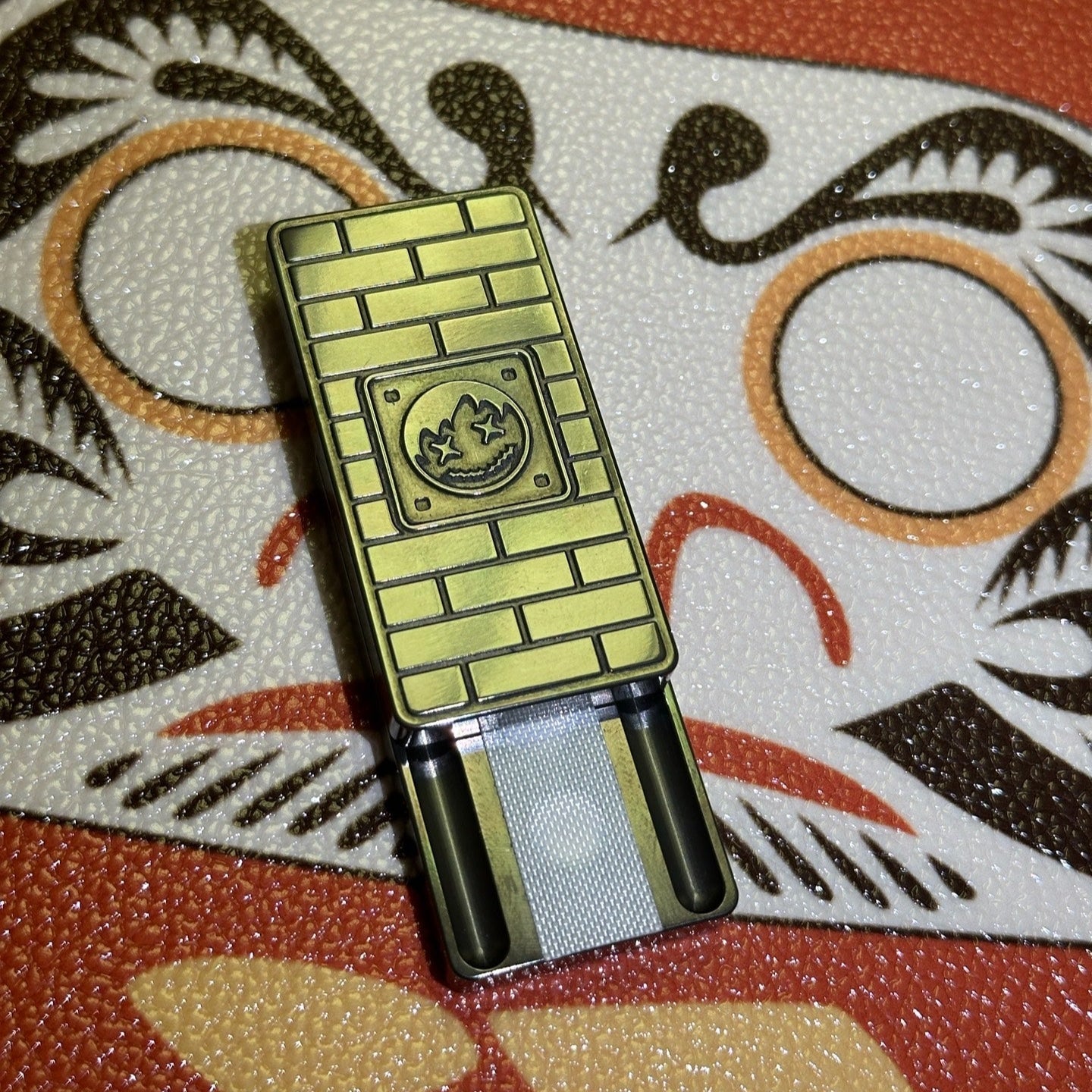 Brick Slider Oil Slick Zirconium