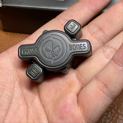 Cross Bones Oil Slick Zirconium