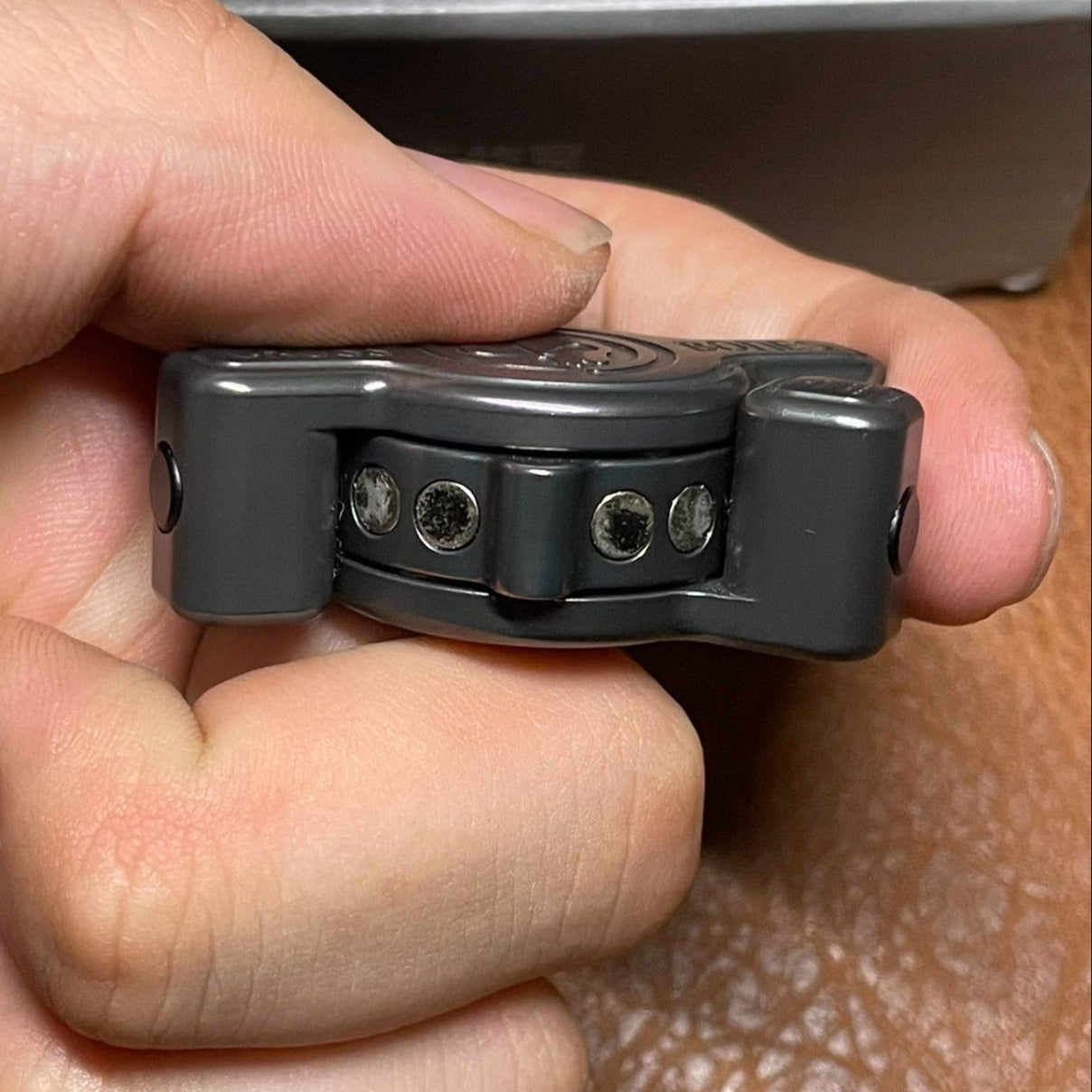 Cross Bones Oil Slick Zirconium