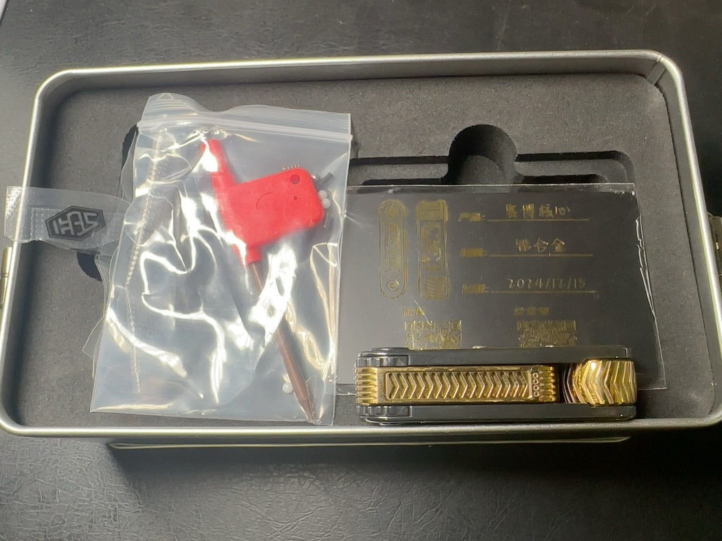 Cyber Core Zirconium Gold Plated