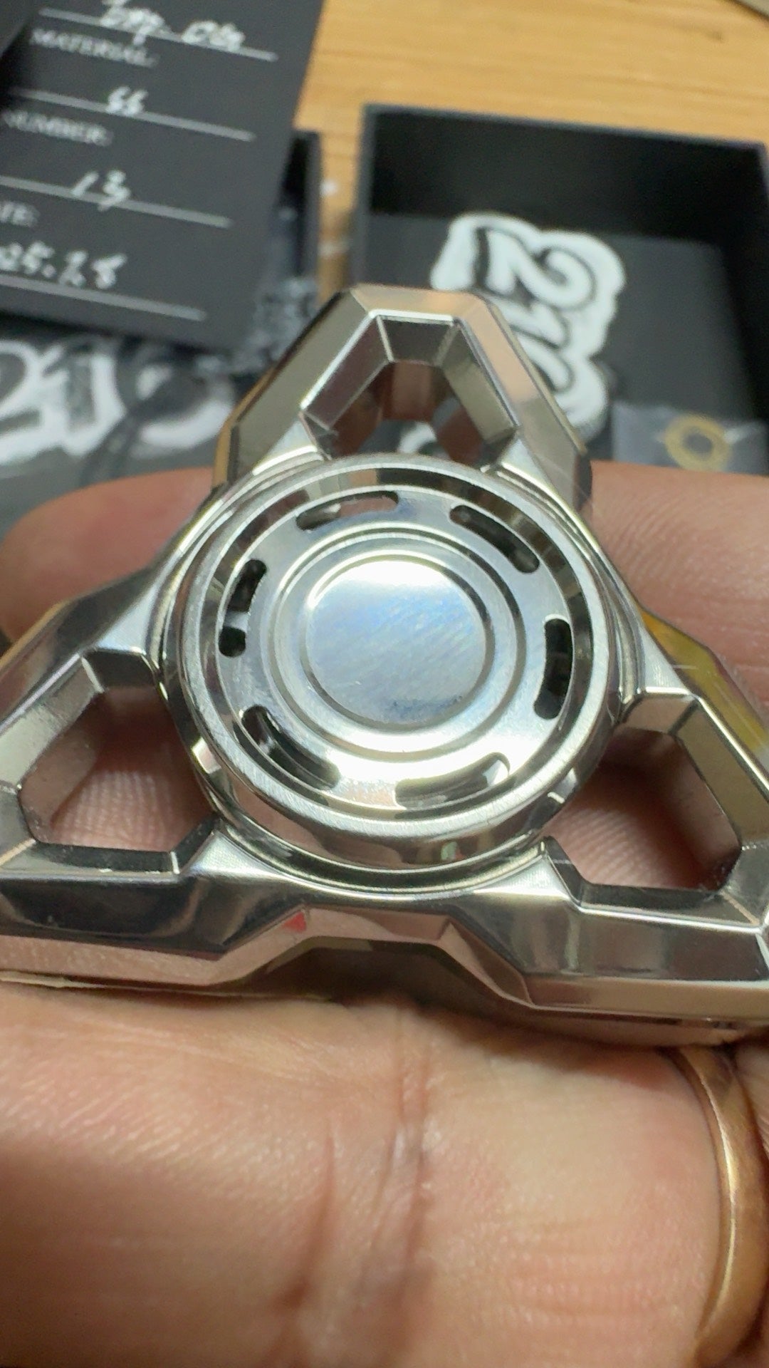 E.X.P Spinner Stainless Steel Polished