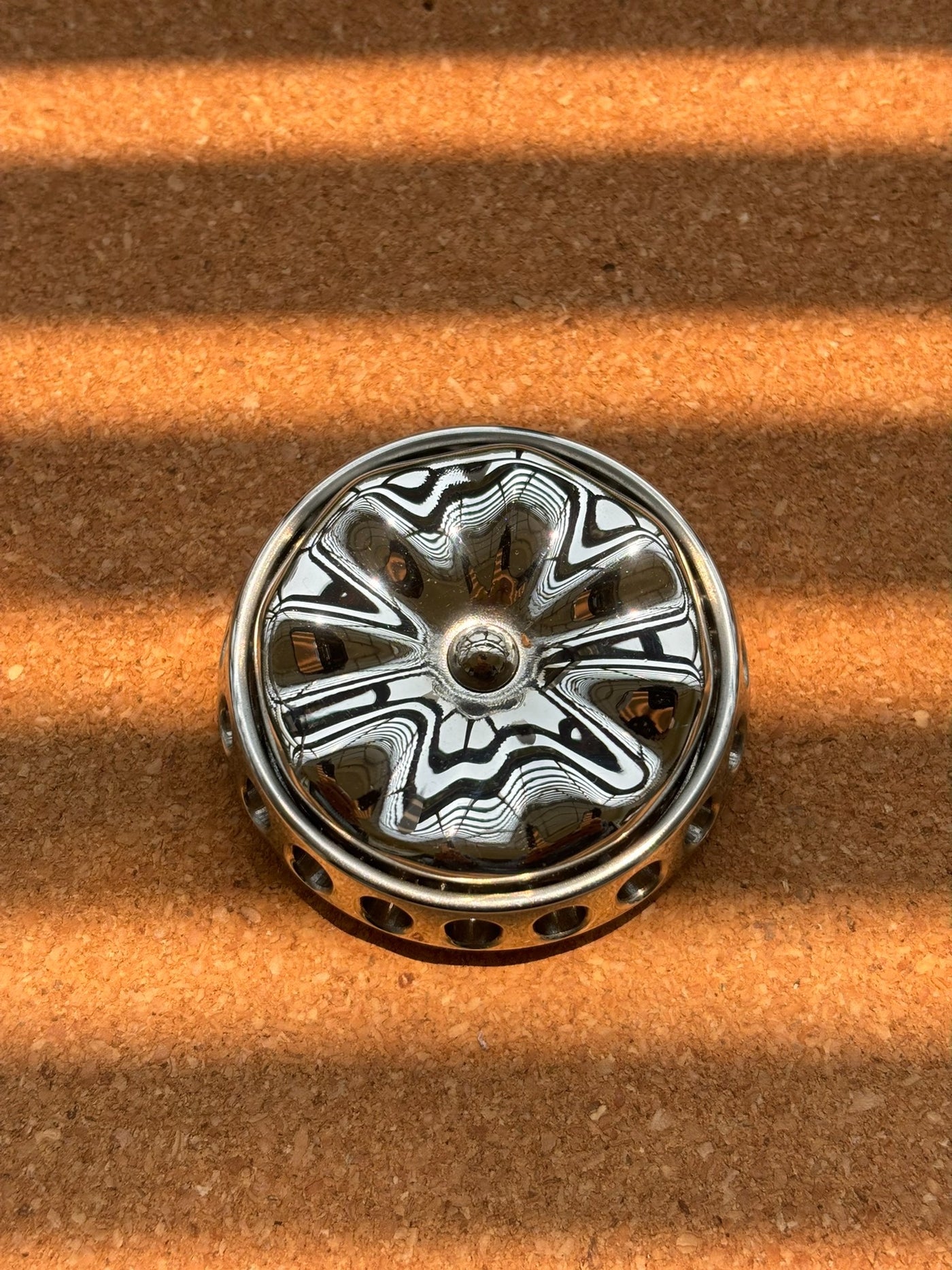 Eternal Flower Stainless Steel Blasted