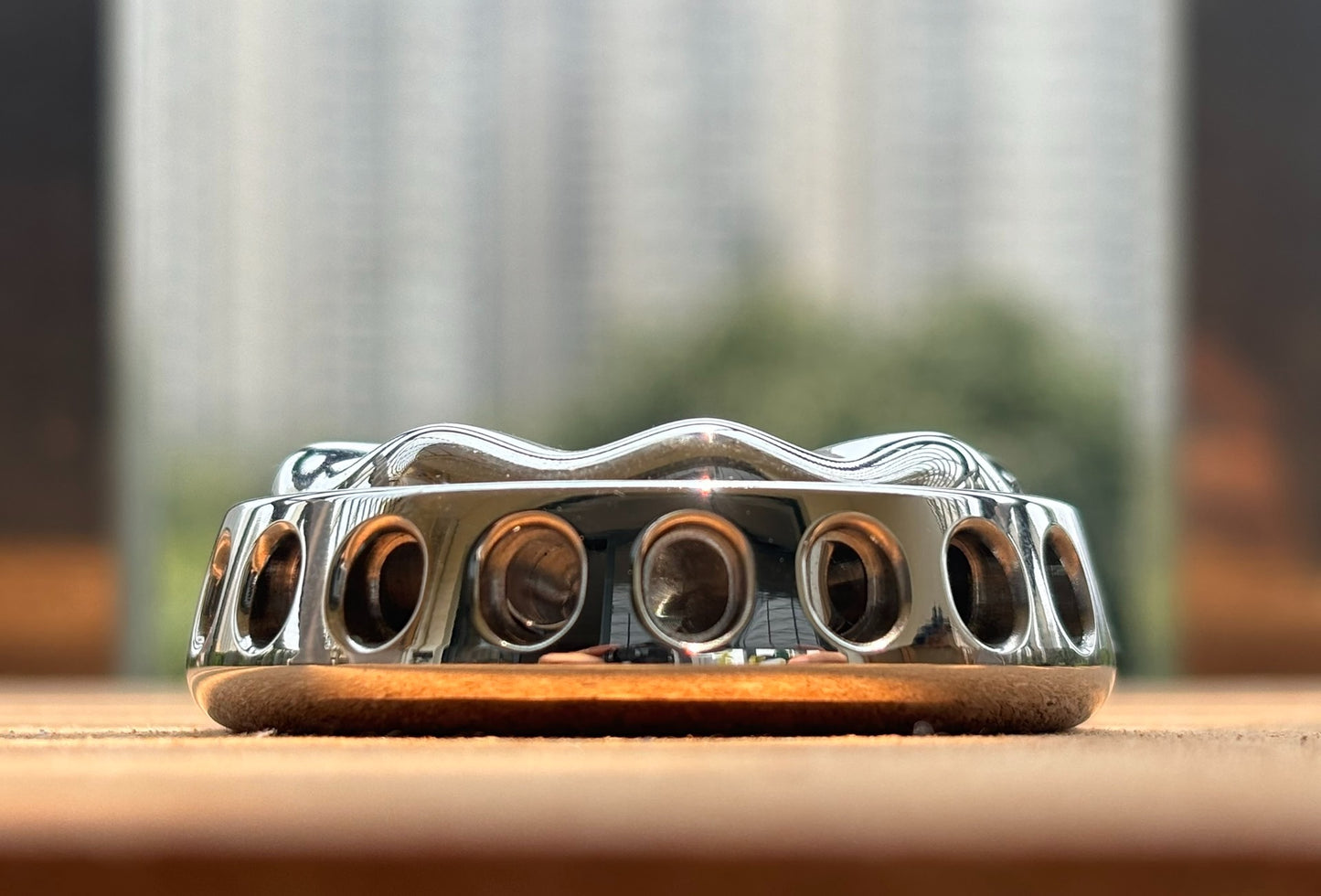 Eternal Flower Stainless Steel Blasted