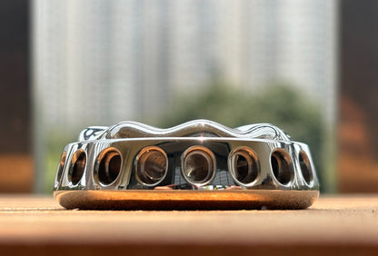 Eternal Flower Stainless Steel Blasted