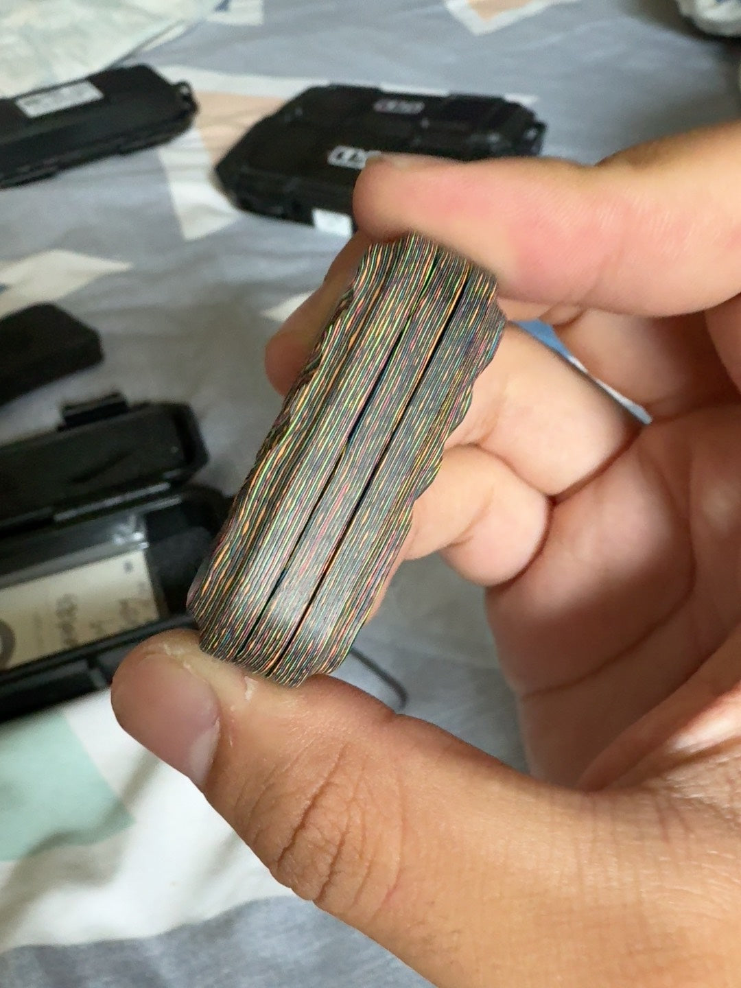 Lucky Candy Carbon Damascus