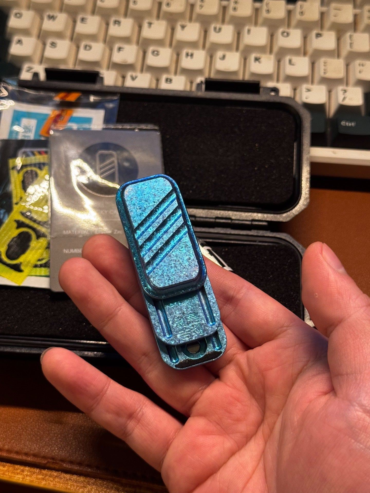 Lucky Candy Crystallized Titanium blue