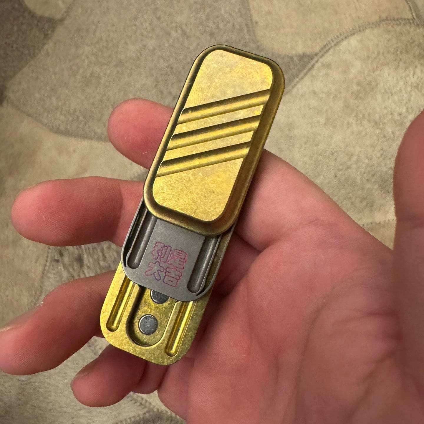 Lucky Candy Crystallized Ti + Zr-Gold