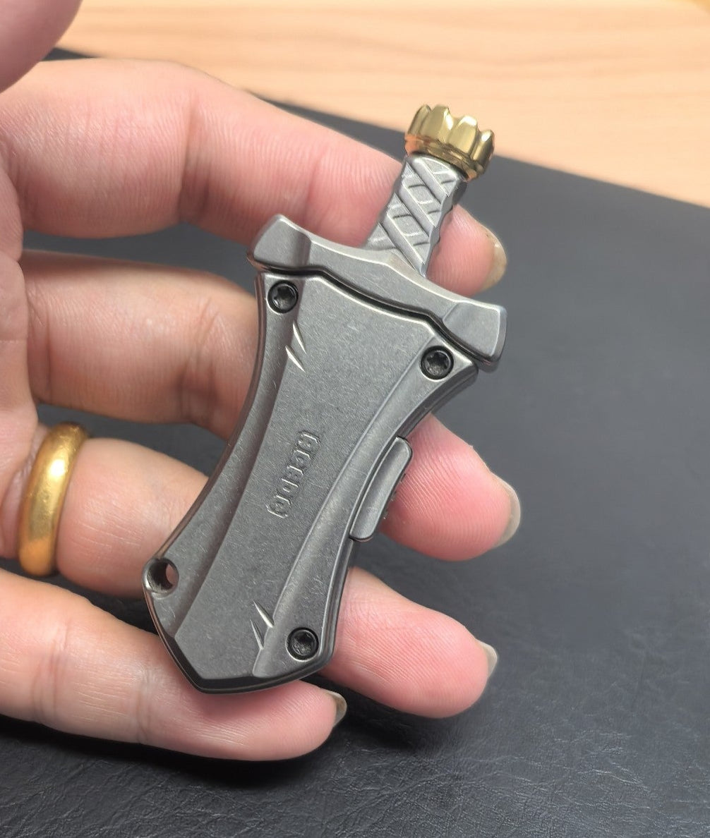 Master Sword Stonewashed Titanium