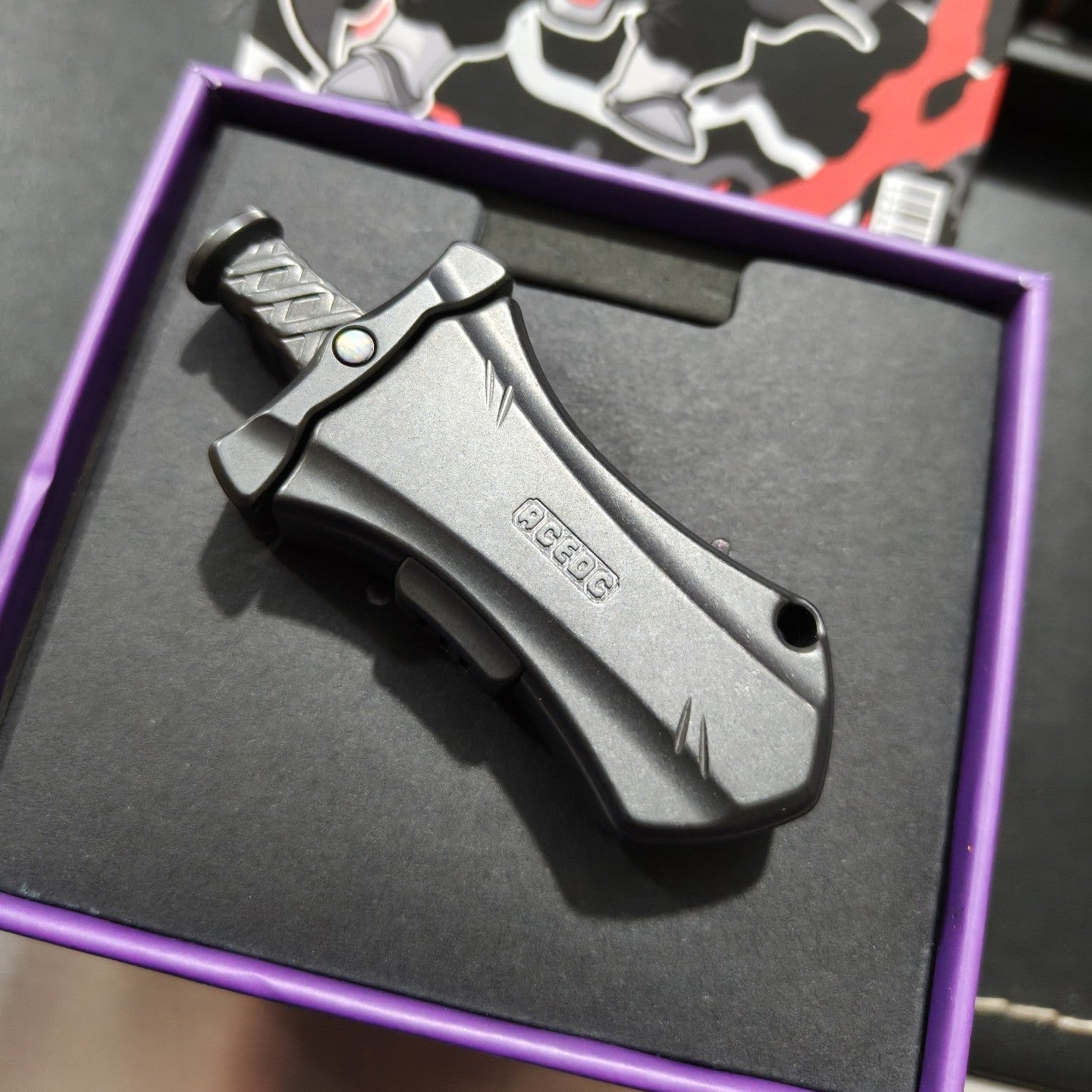 Master Sword Stonewashed Zirconium