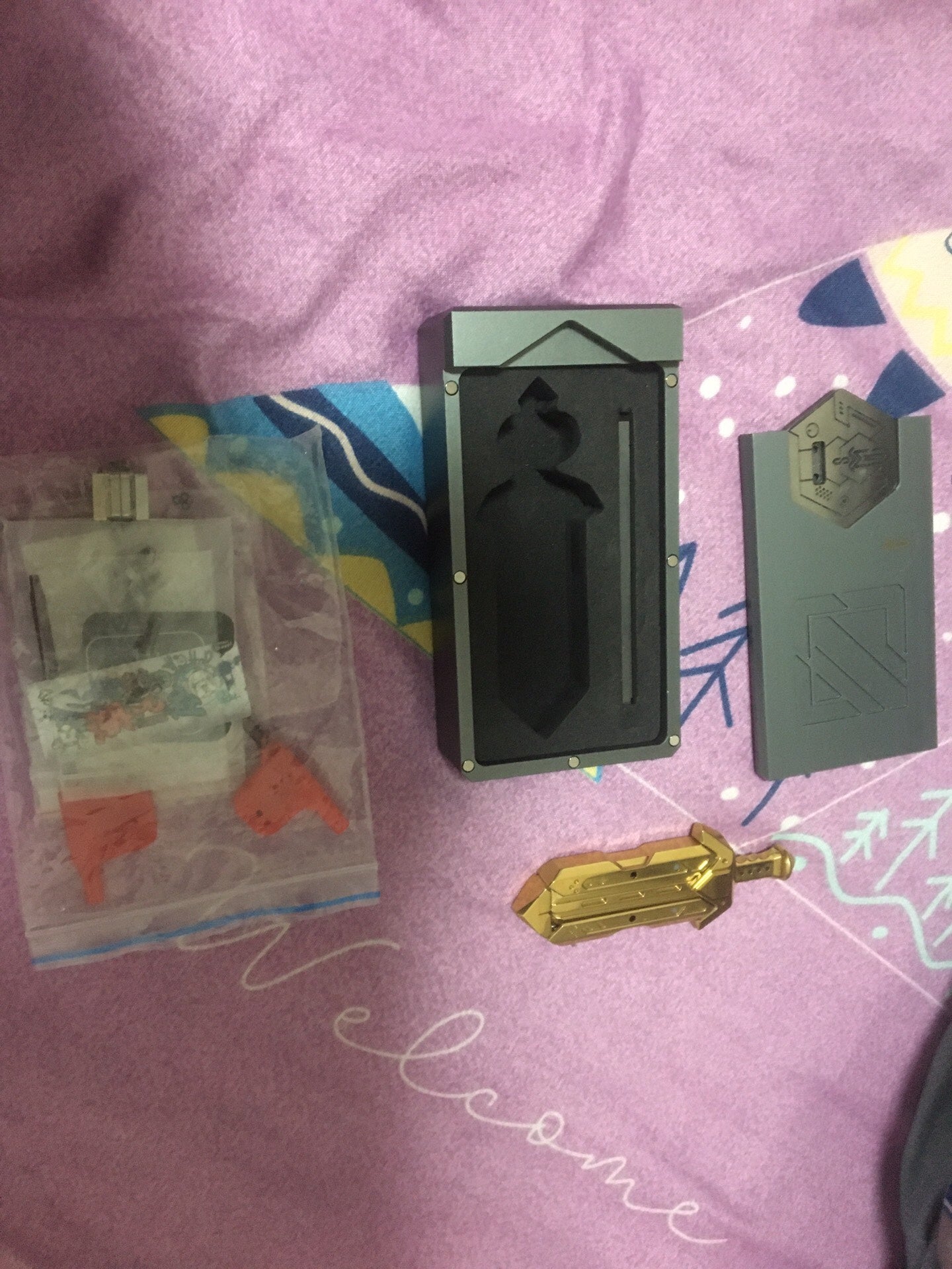 Michael Polished Stainless Steel Gold Plated