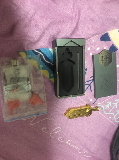 Michael Polished Stainless Steel Gold Plated