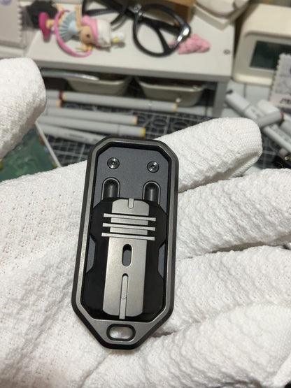 Music Waves Slider Blackened Titanium