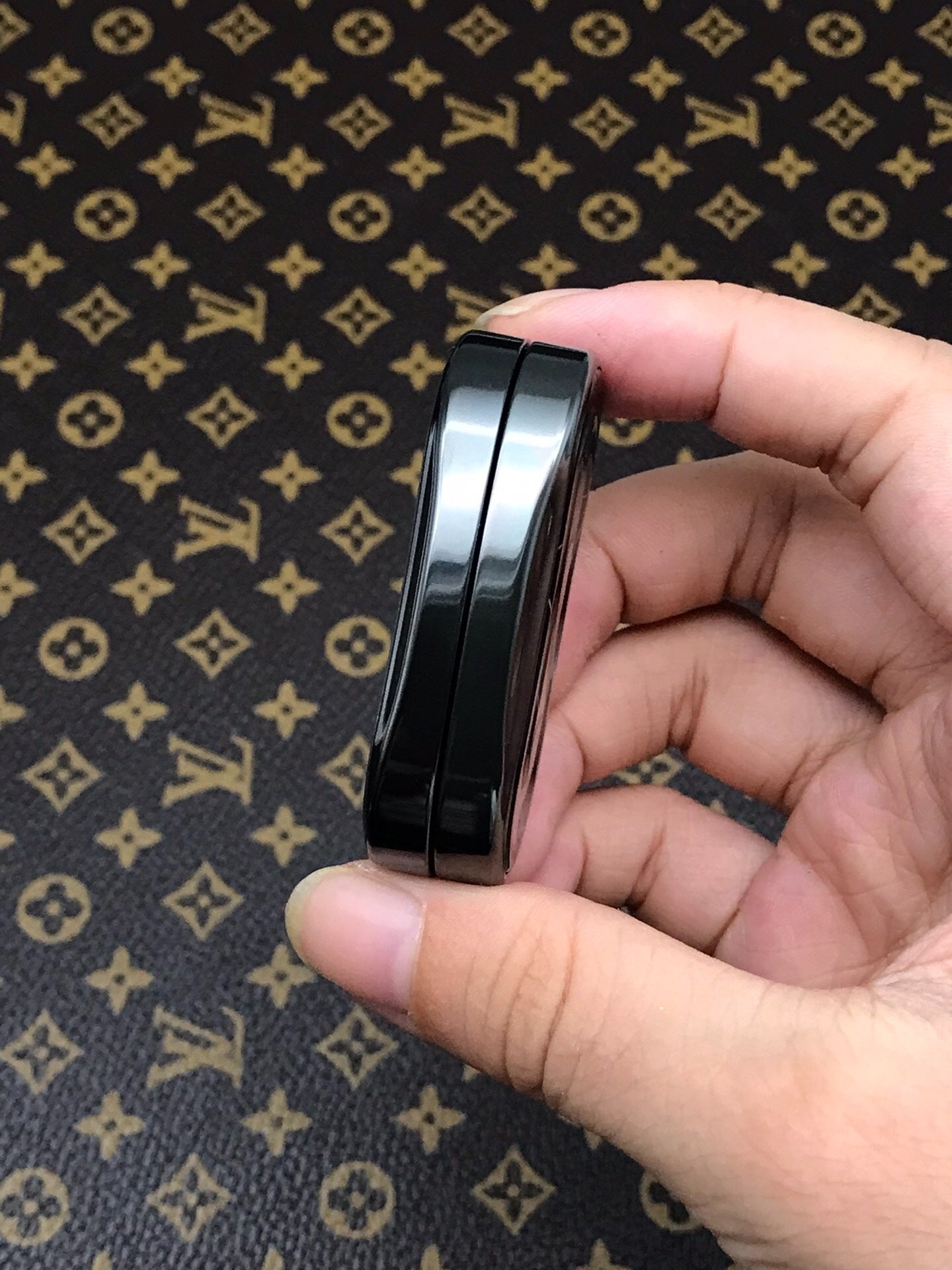 Mystery Slider Zirc+black agate