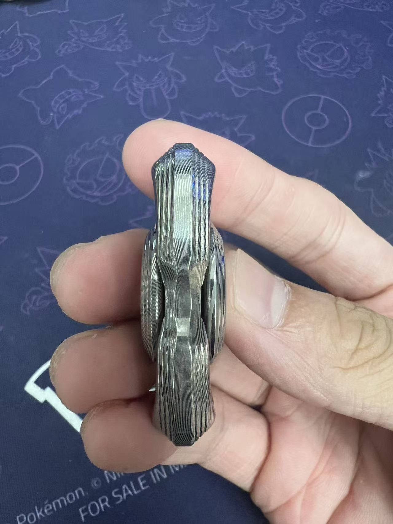 Obsidian mini Damasteel