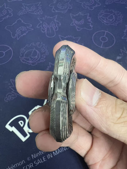 Obsidian mini Damasteel