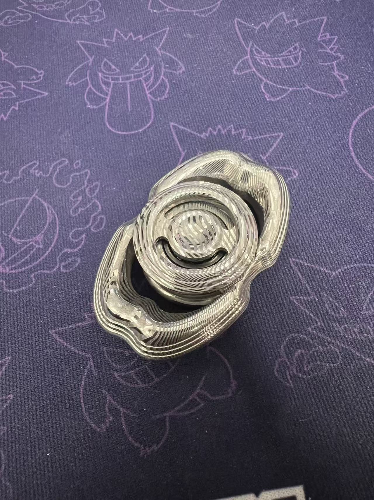 Obsidian mini Damasteel