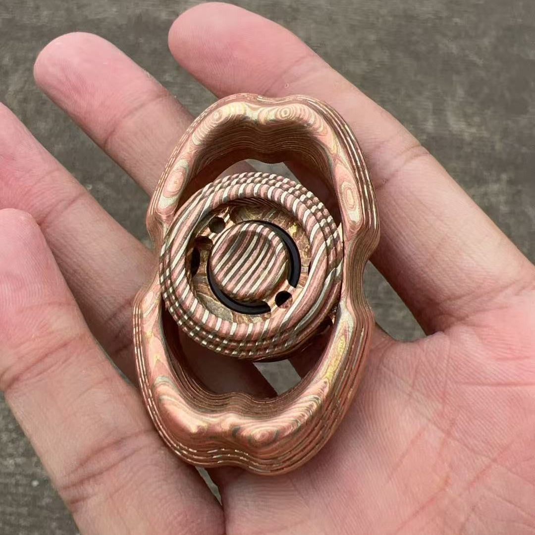 Obsidian Mokume