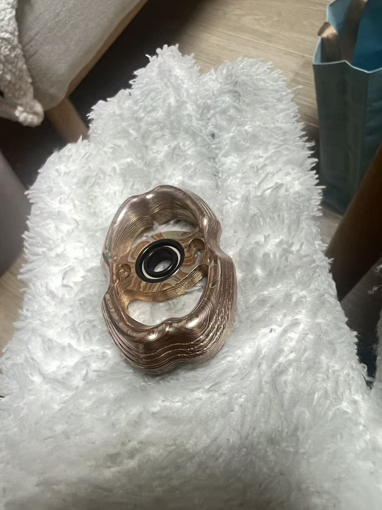Obsidian Mokume