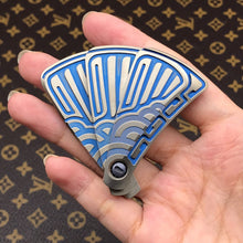 Peacock Feather Titanium blue