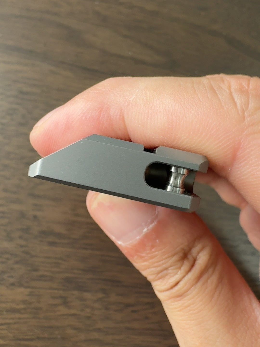 Quirky Ruler Titanium + Brass