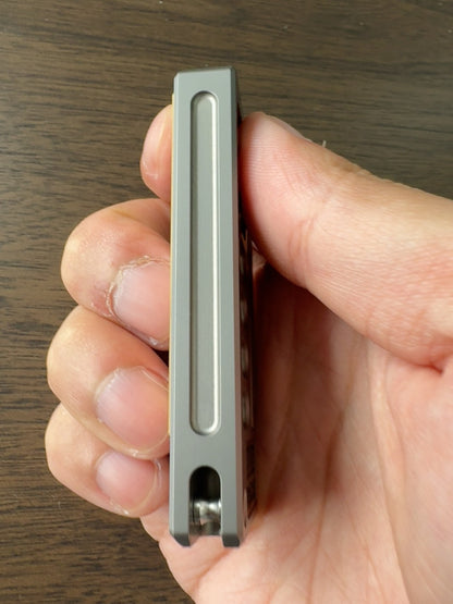 Quirky Ruler Titanium + Brass